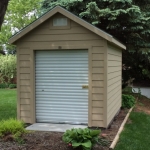 Waukesha gable with roll up door and gable soffits